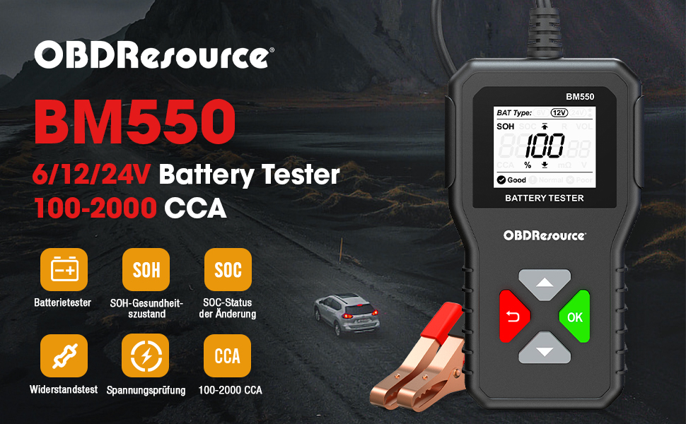 Autobatterie tester