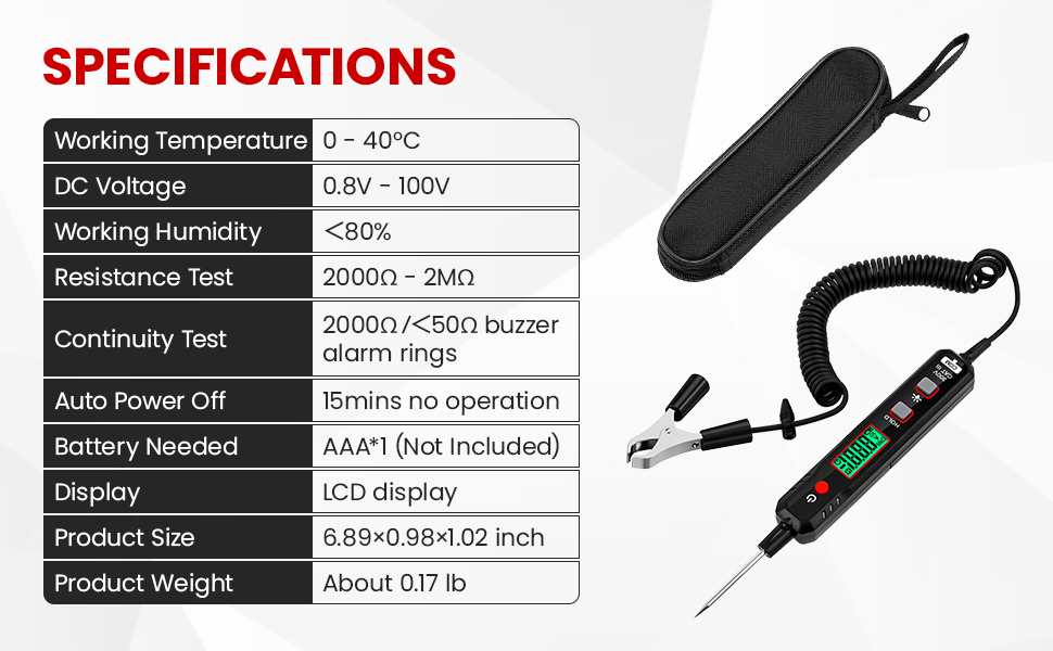smart circuit tester for car
